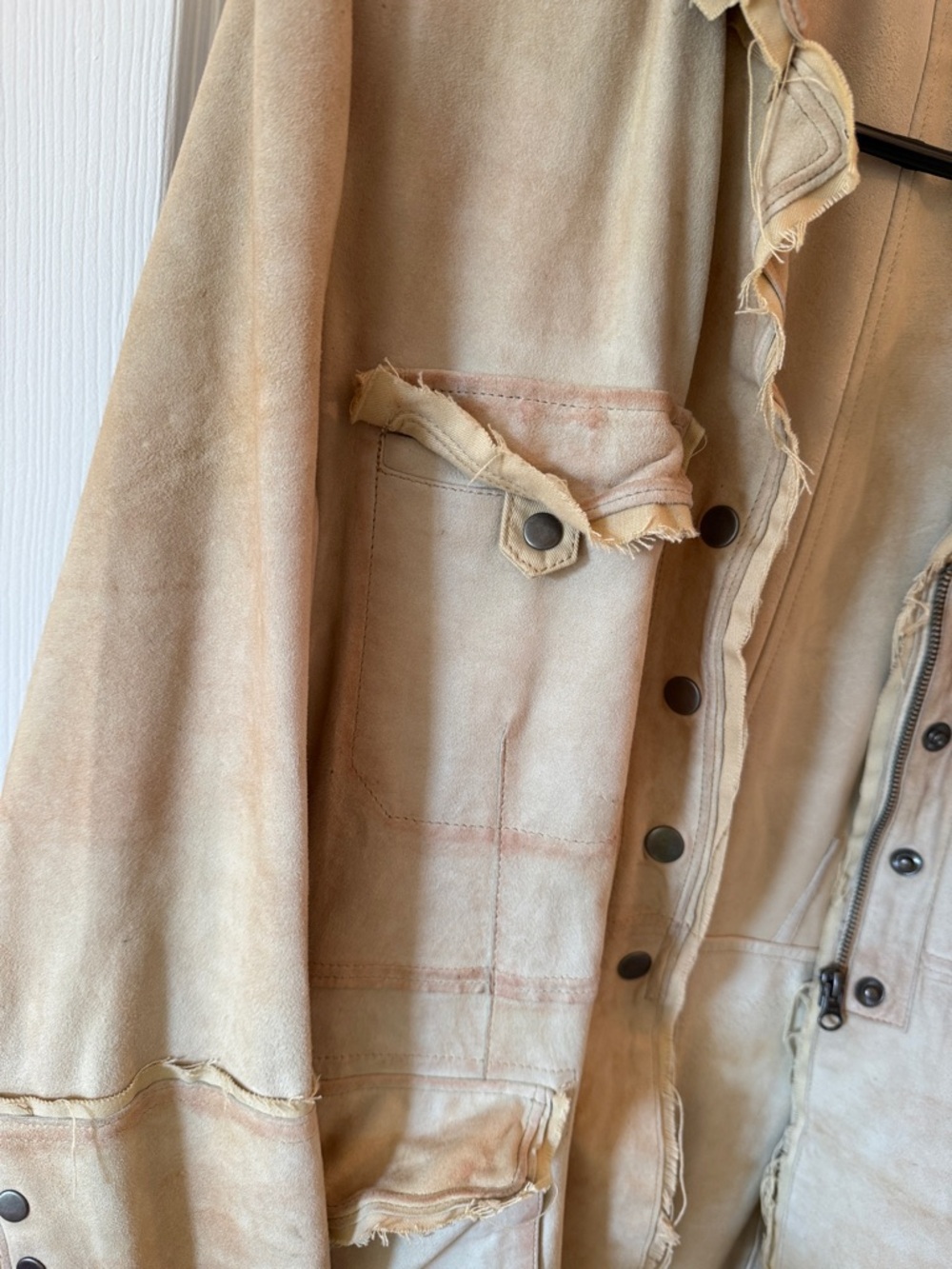 Jakett…etc. Meryl Waxed Suede Jacket Chamois leather jacket - Picture 17 of 17